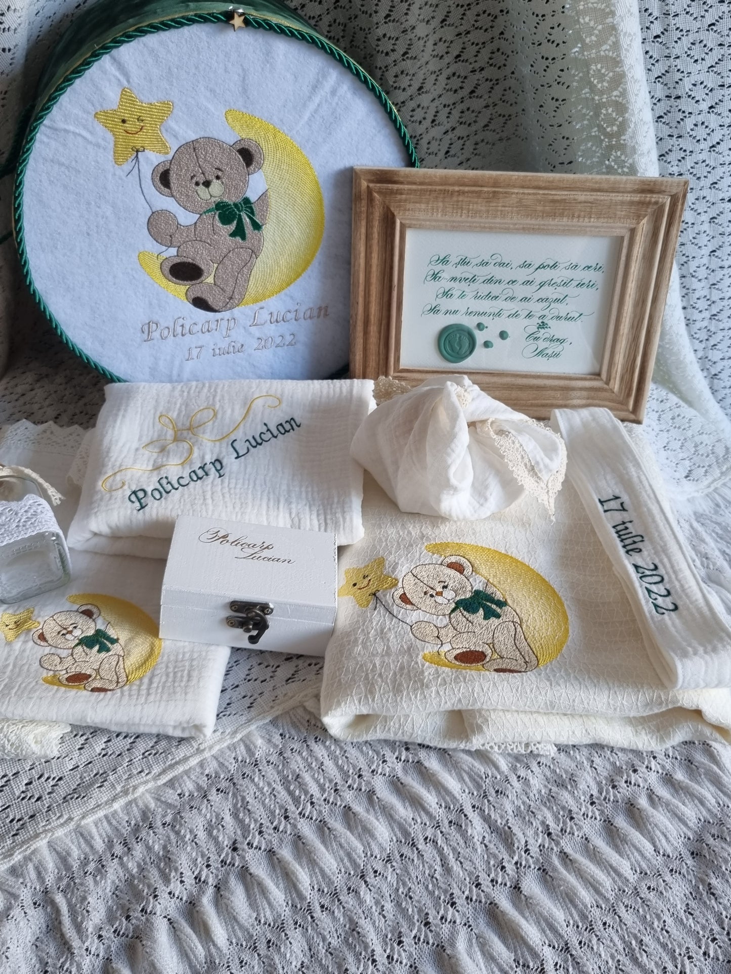 Baptism kit, complete, Ursulet