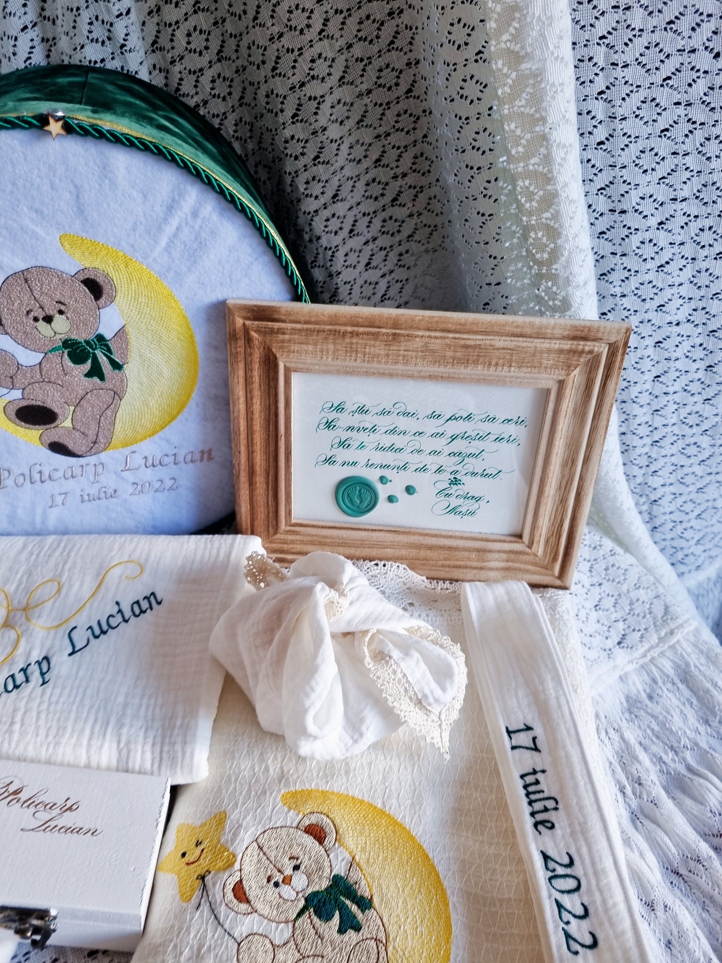 Baptism kit, complete, Ursulet