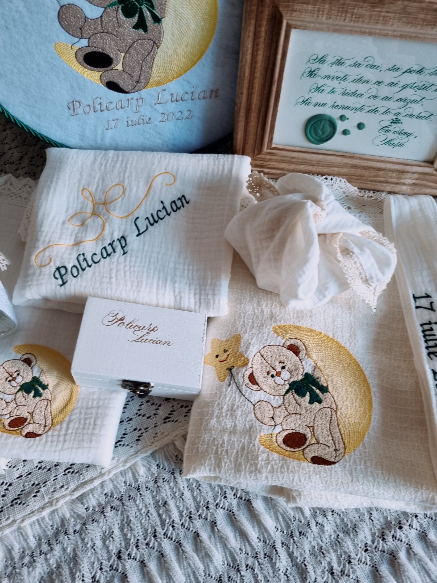 Baptism kit, complete, Ursulet