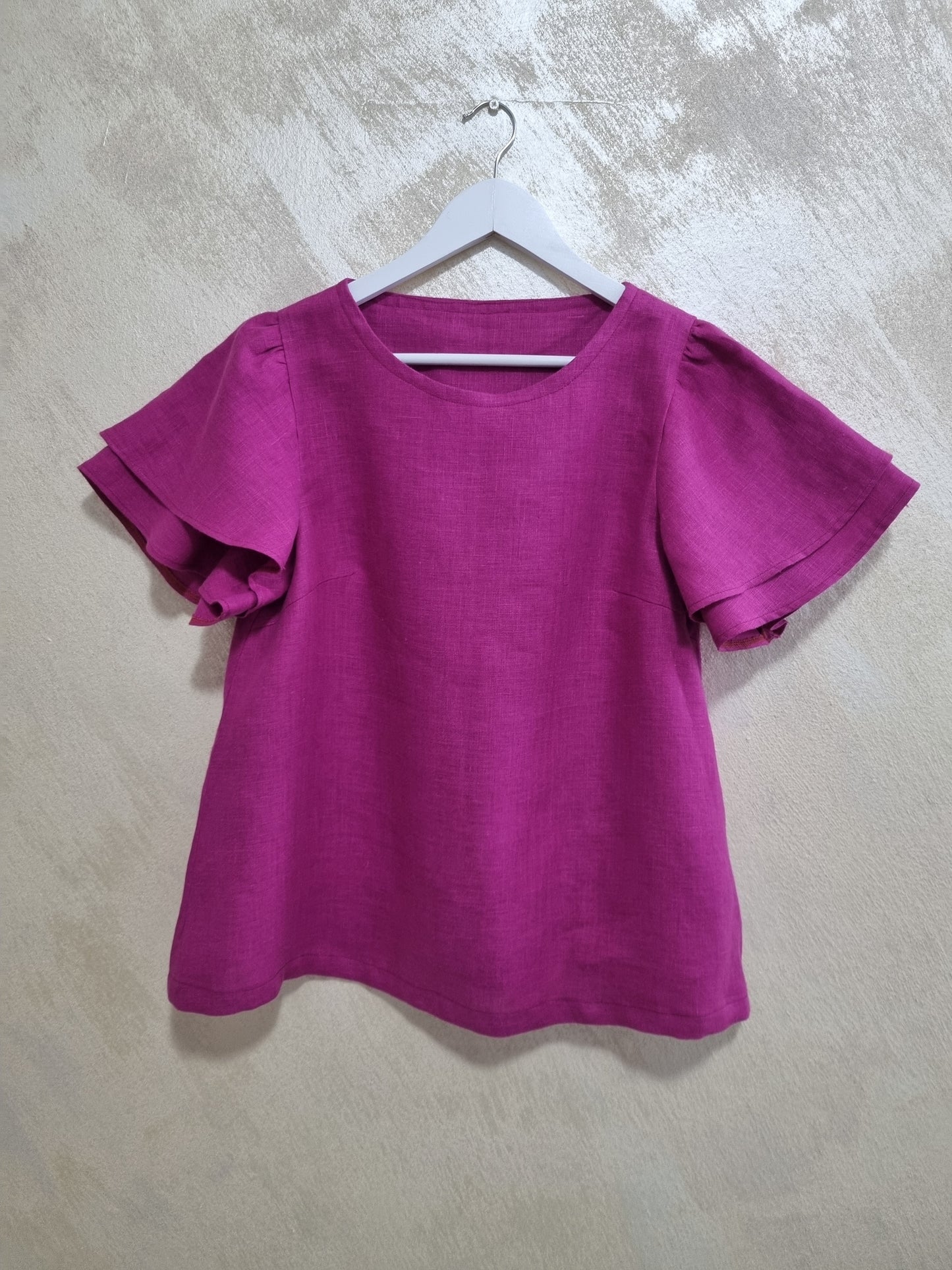 Bluza din in Fluture - GRADINA CU COCONI SRL